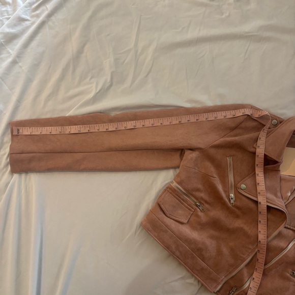 Kittenish Blush Faux Suede Like Jacket-NWT - Picture 11 of 11